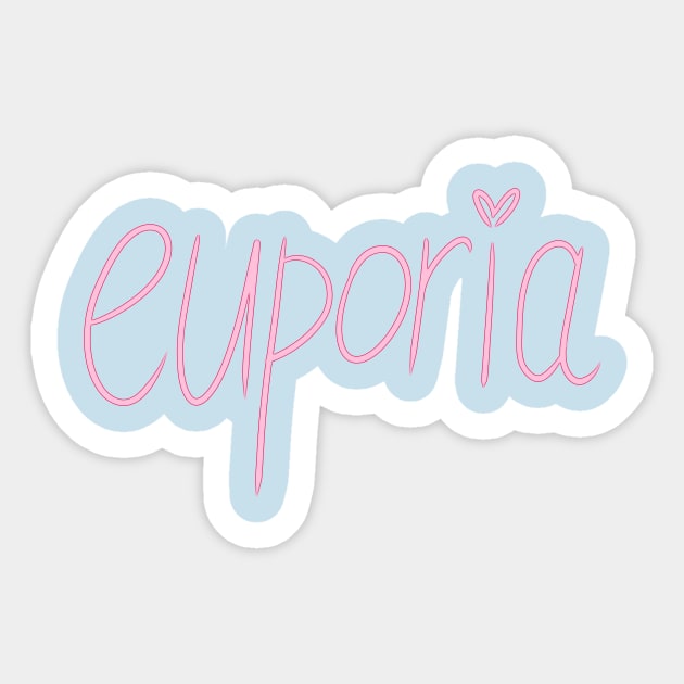 Euphoria Feeling title Sticker by Demonic cute cat